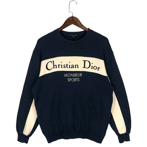 dior ladies sweatshirt|vintage christian Dior sweatshirt.